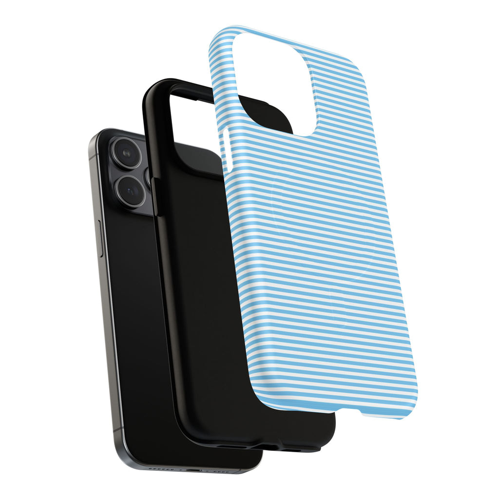 Light Blue Ribbed Phone case
