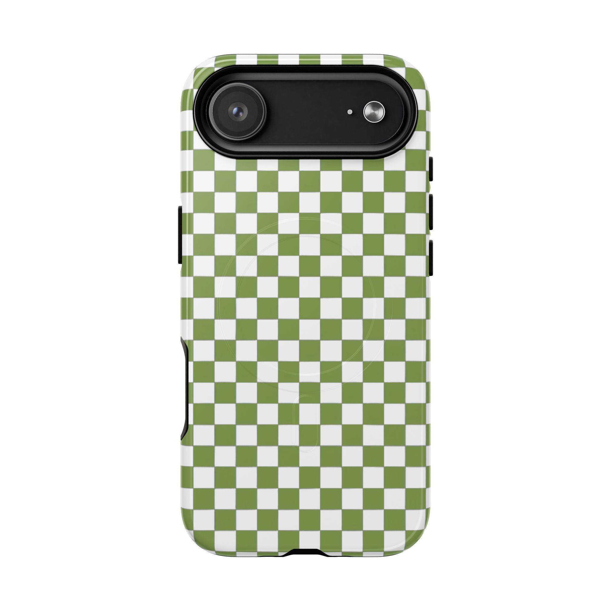 Green Checkerboard Phone Case