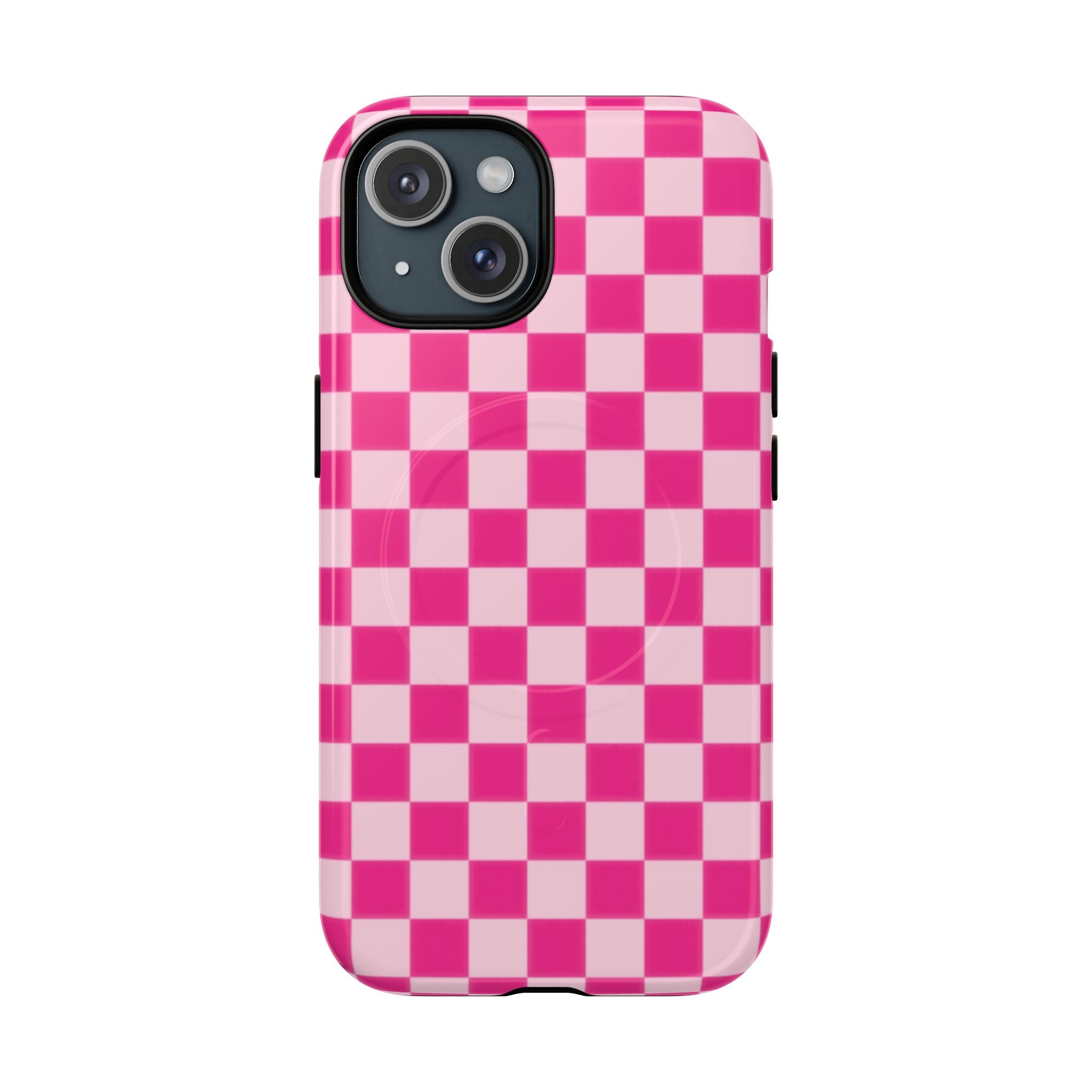 Pink Checkerboard Phone Case