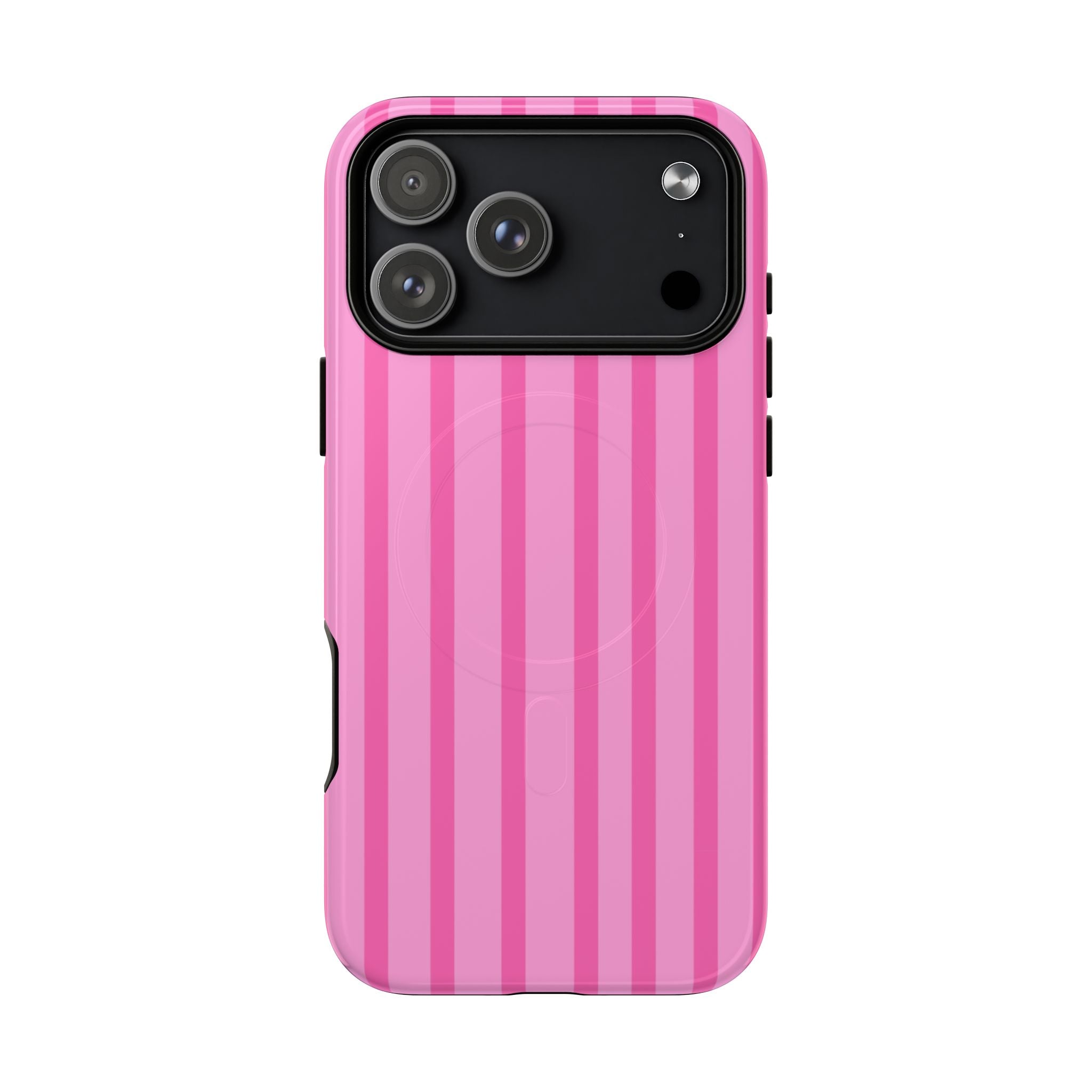 Pink Striped Phone Case