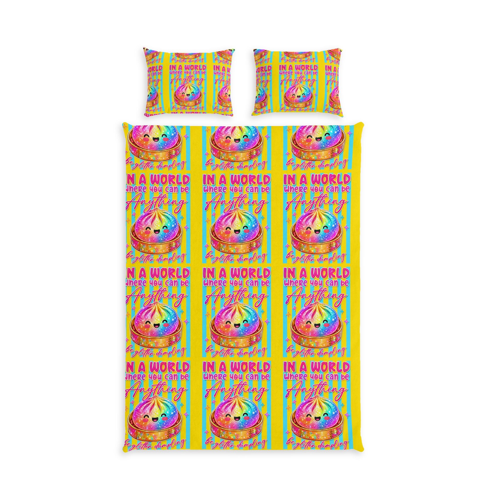 "In a World Where You Can Be" Bedding