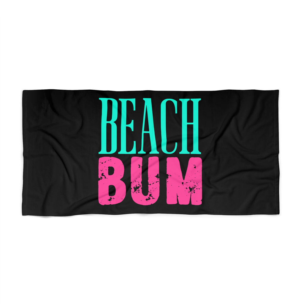 "BEACH BUM" Beach Towel