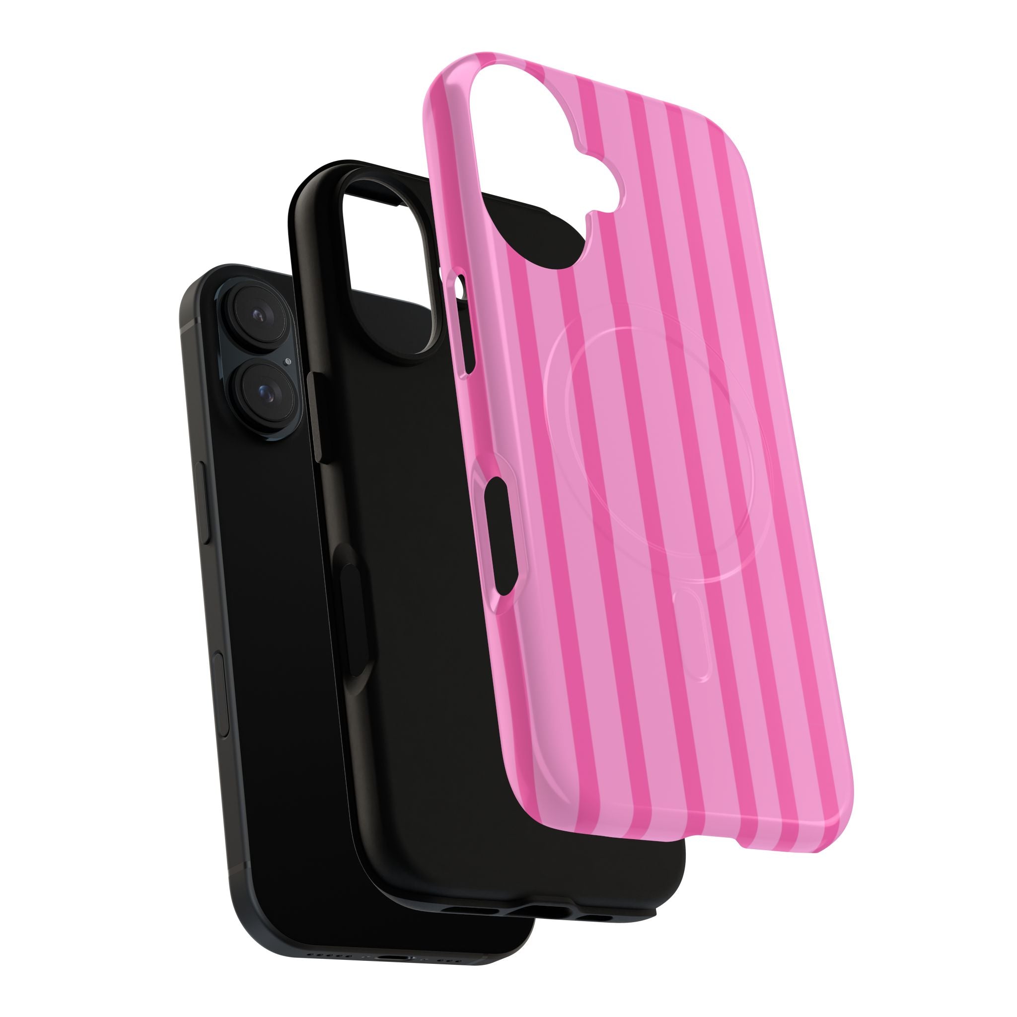 Pink Striped Phone Case