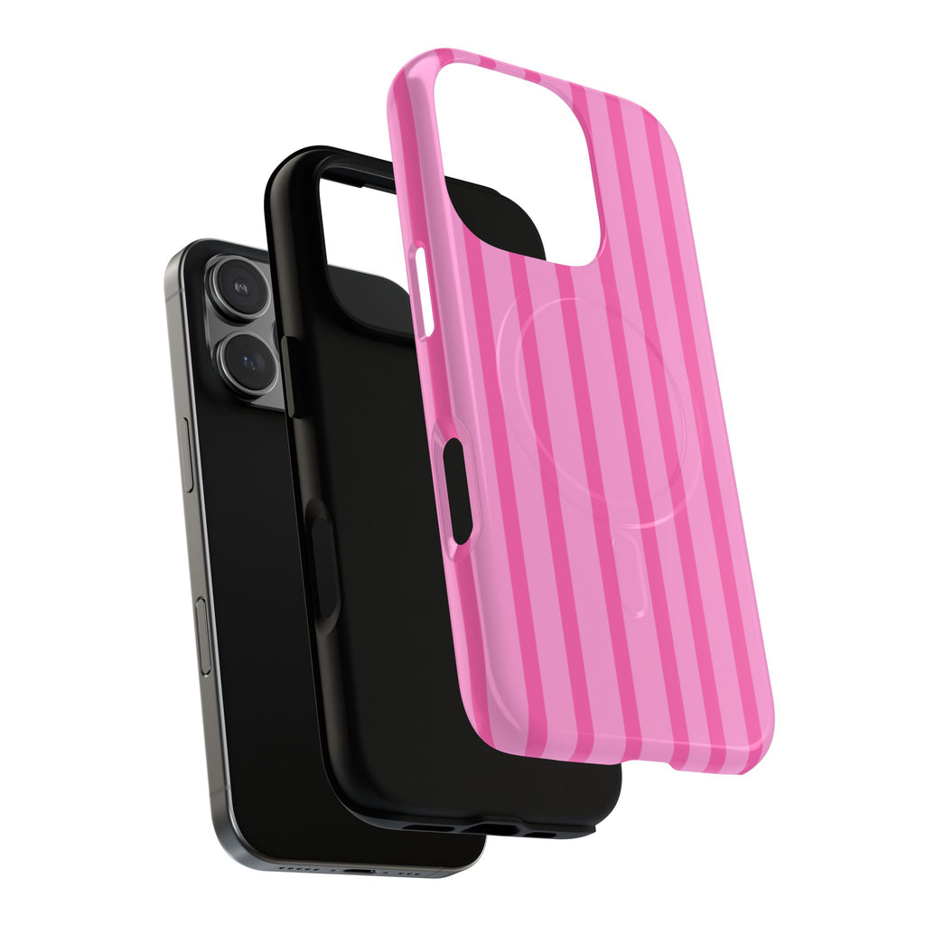 Pink Striped Phone Case