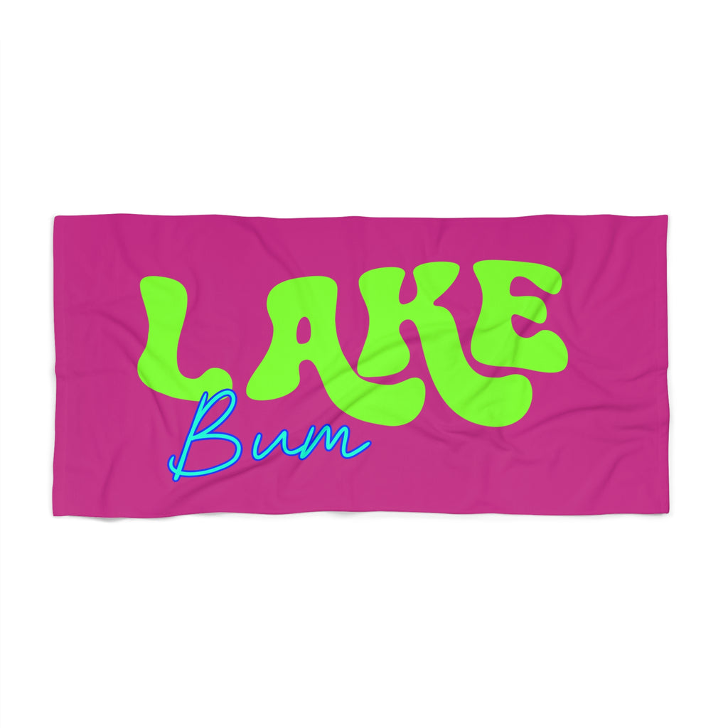 Lake Bum Beach Towel