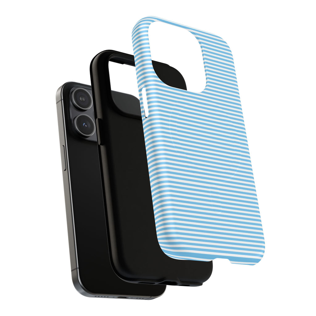 Light Blue Ribbed Phone case