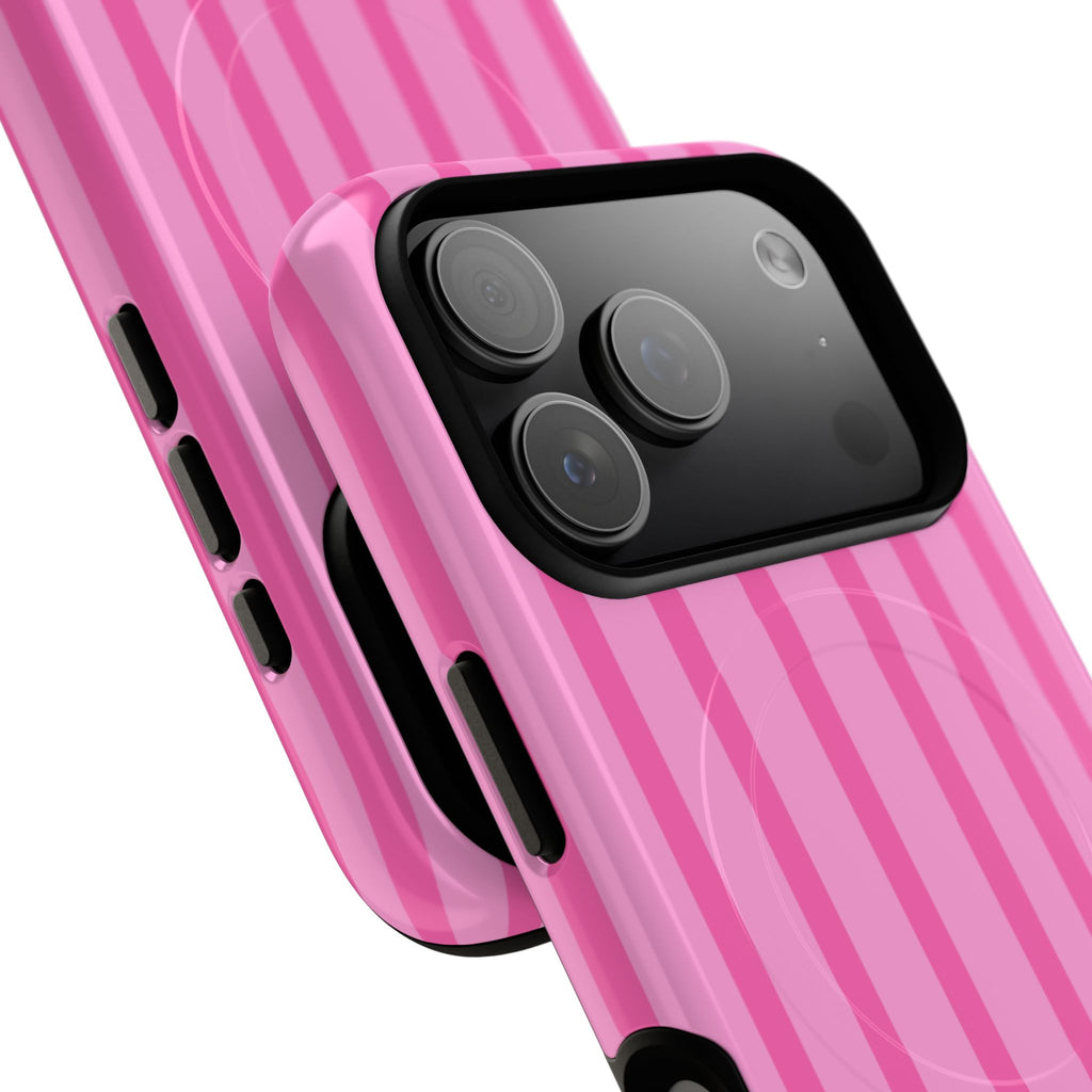 Pink Striped Phone Case
