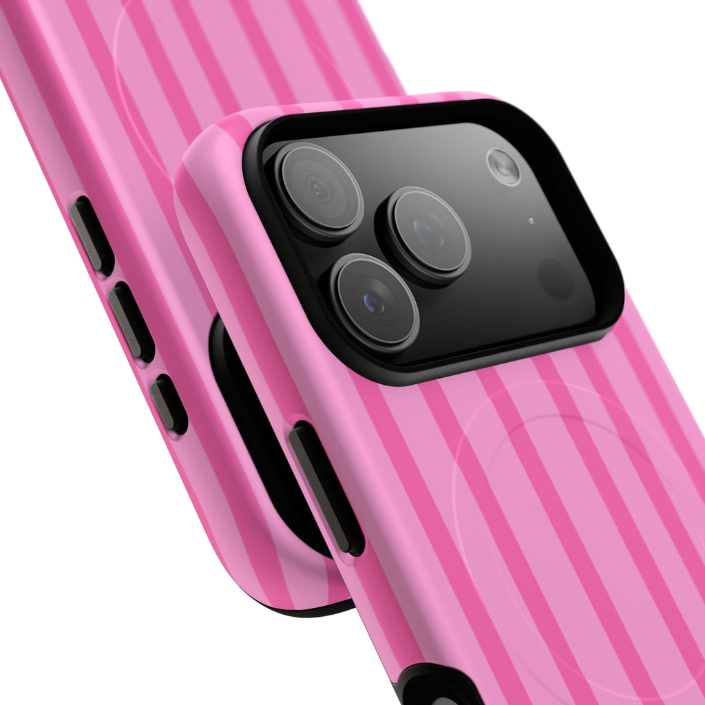 Pink Striped Phone Case