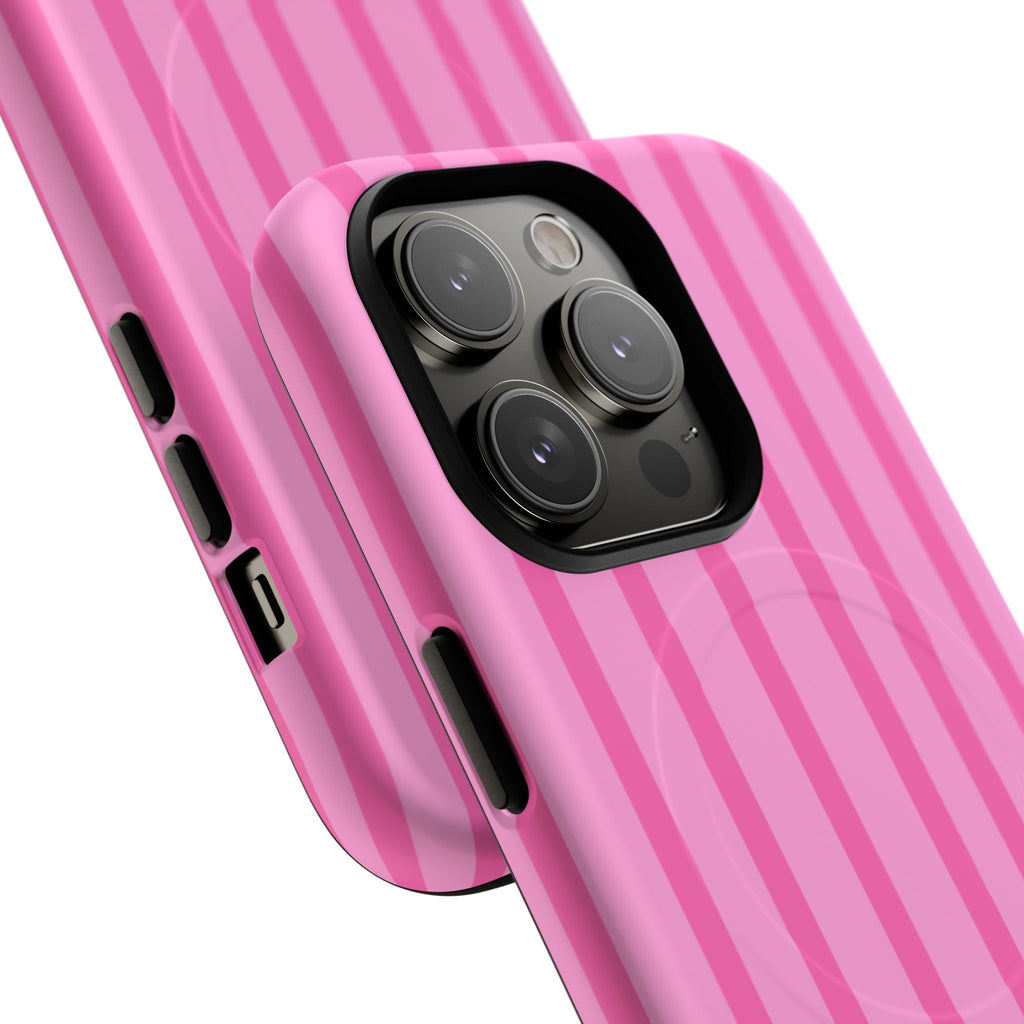 Pink Striped Phone Case