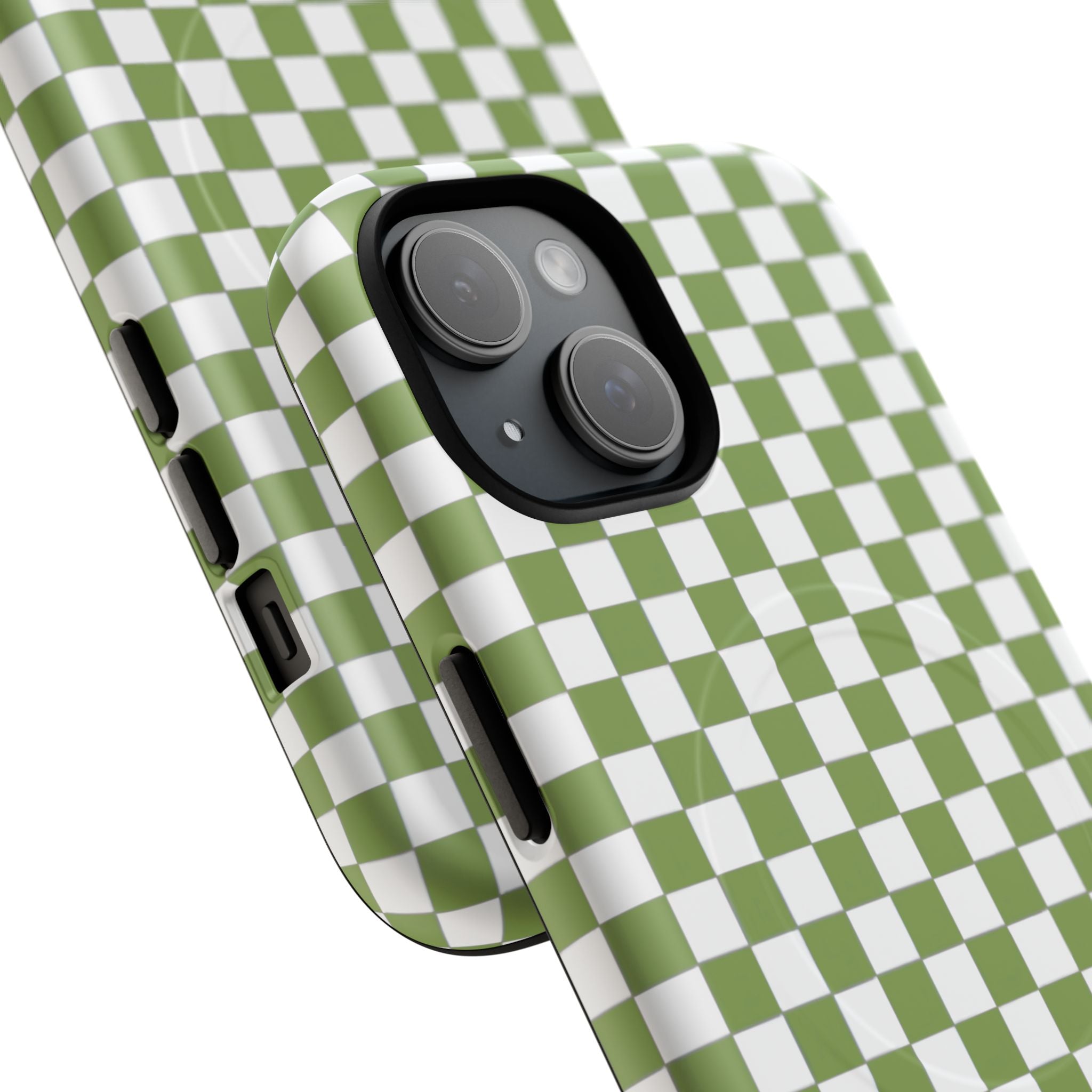 Green Checkerboard Phone Case