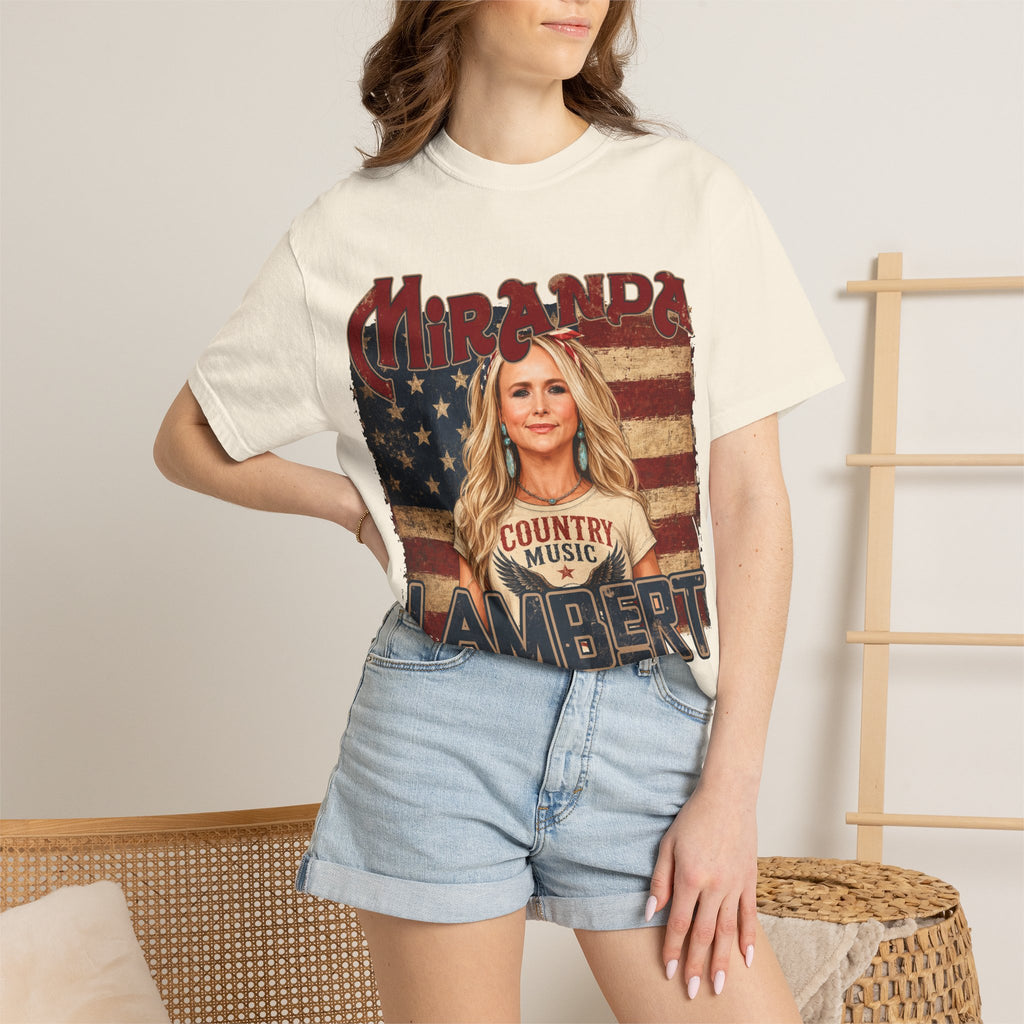 Country Music Vintage Flag Graphic Tee