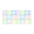 Pastel Smile Pattern Beach Towel