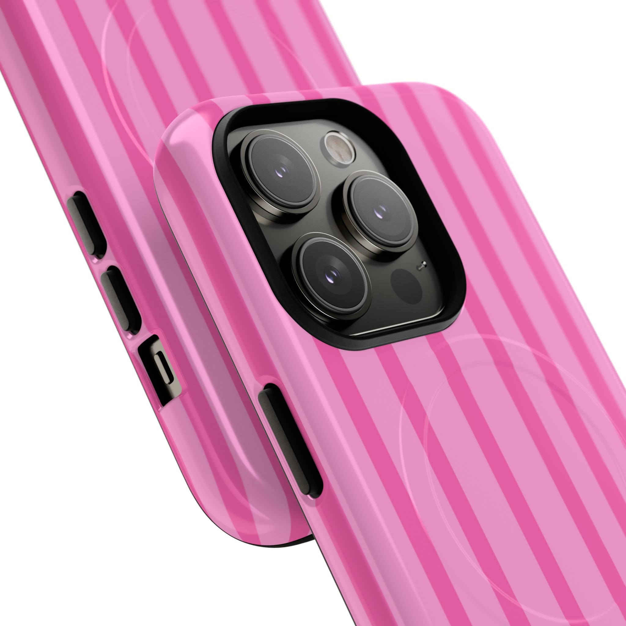 Pink Striped Phone Case