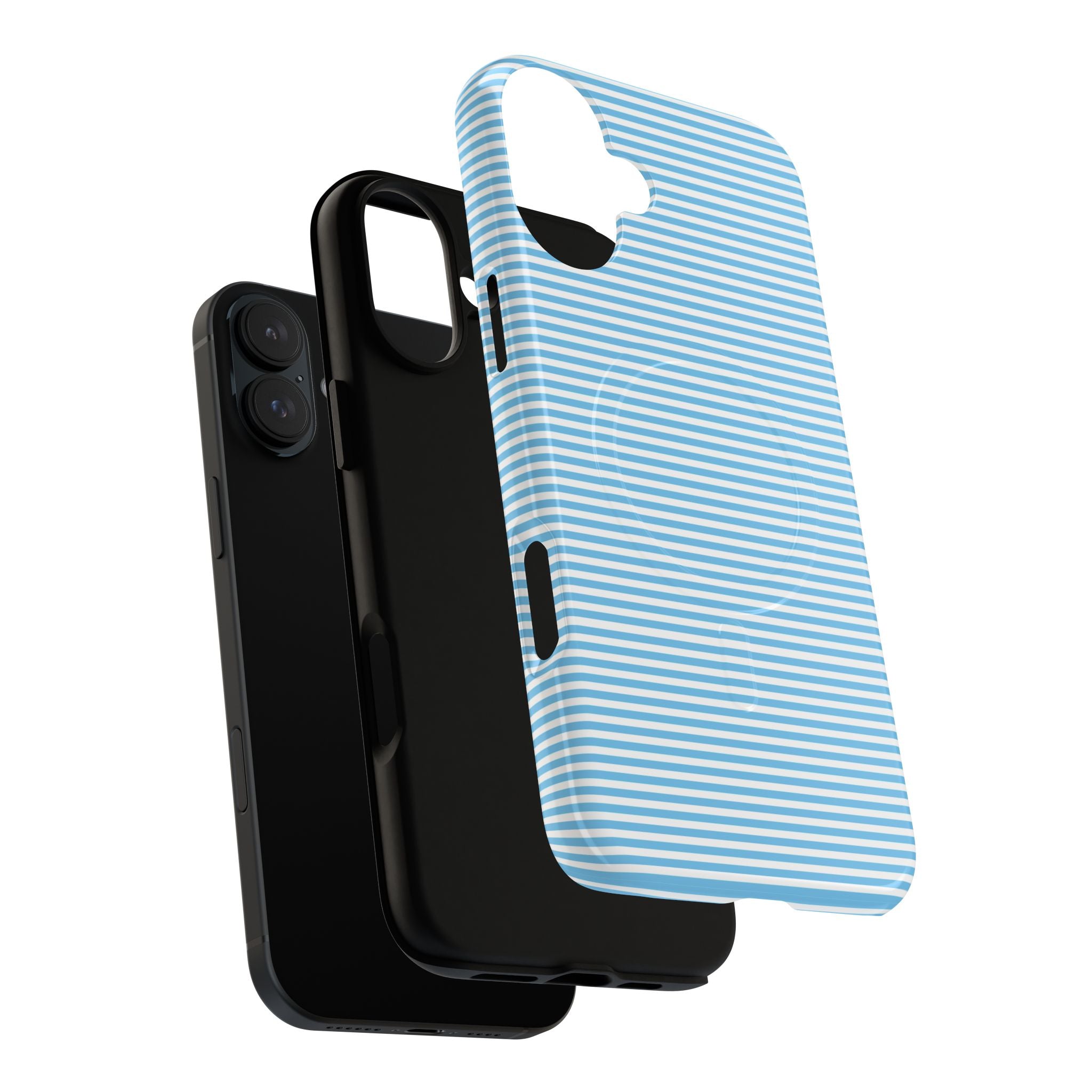 Light Blue Ribbed Phone case