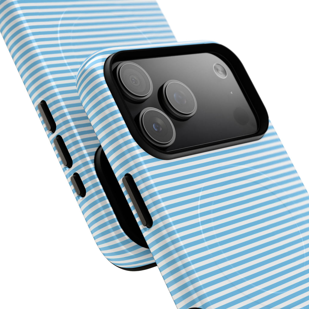 Light Blue Ribbed Phone case