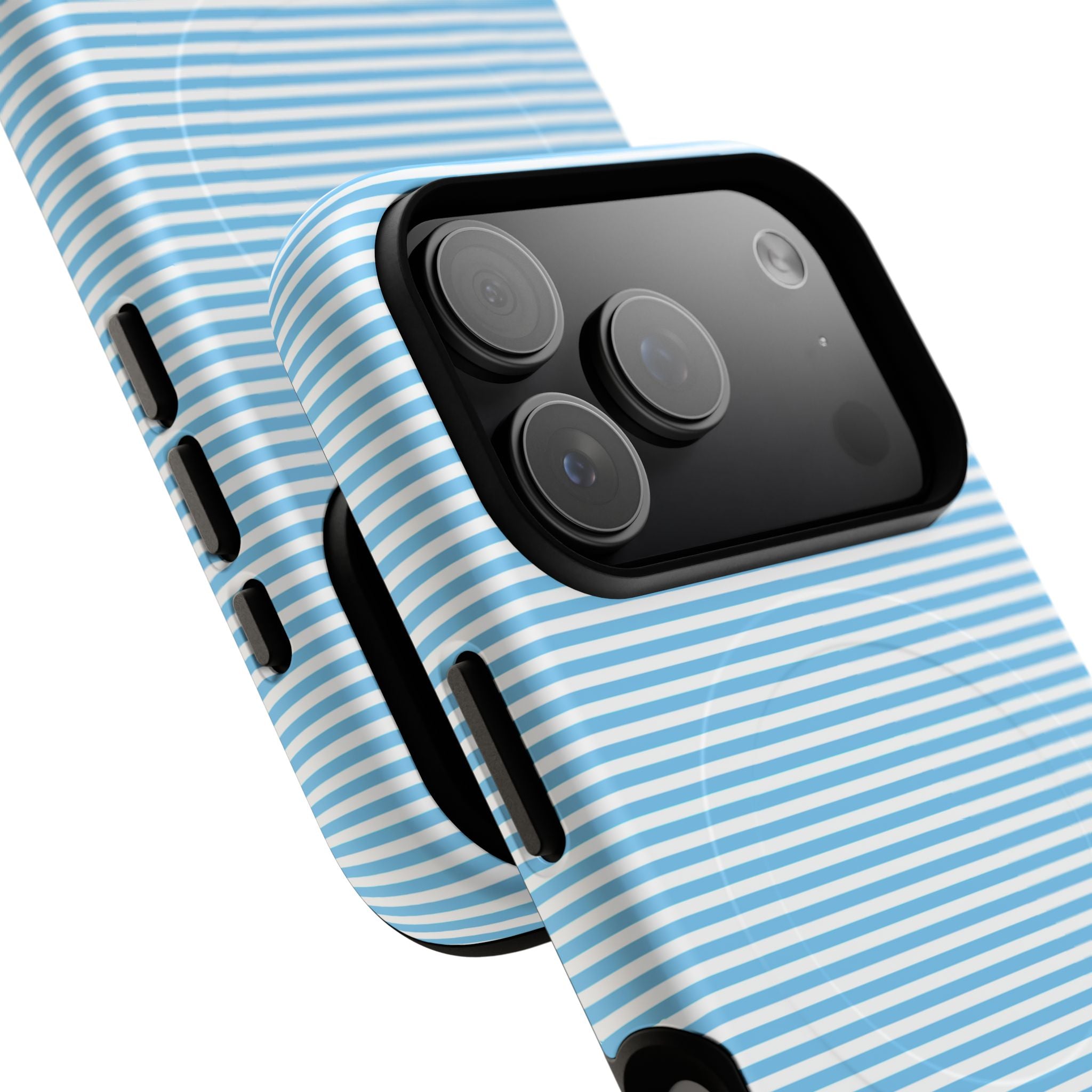 Light Blue Ribbed Phone case