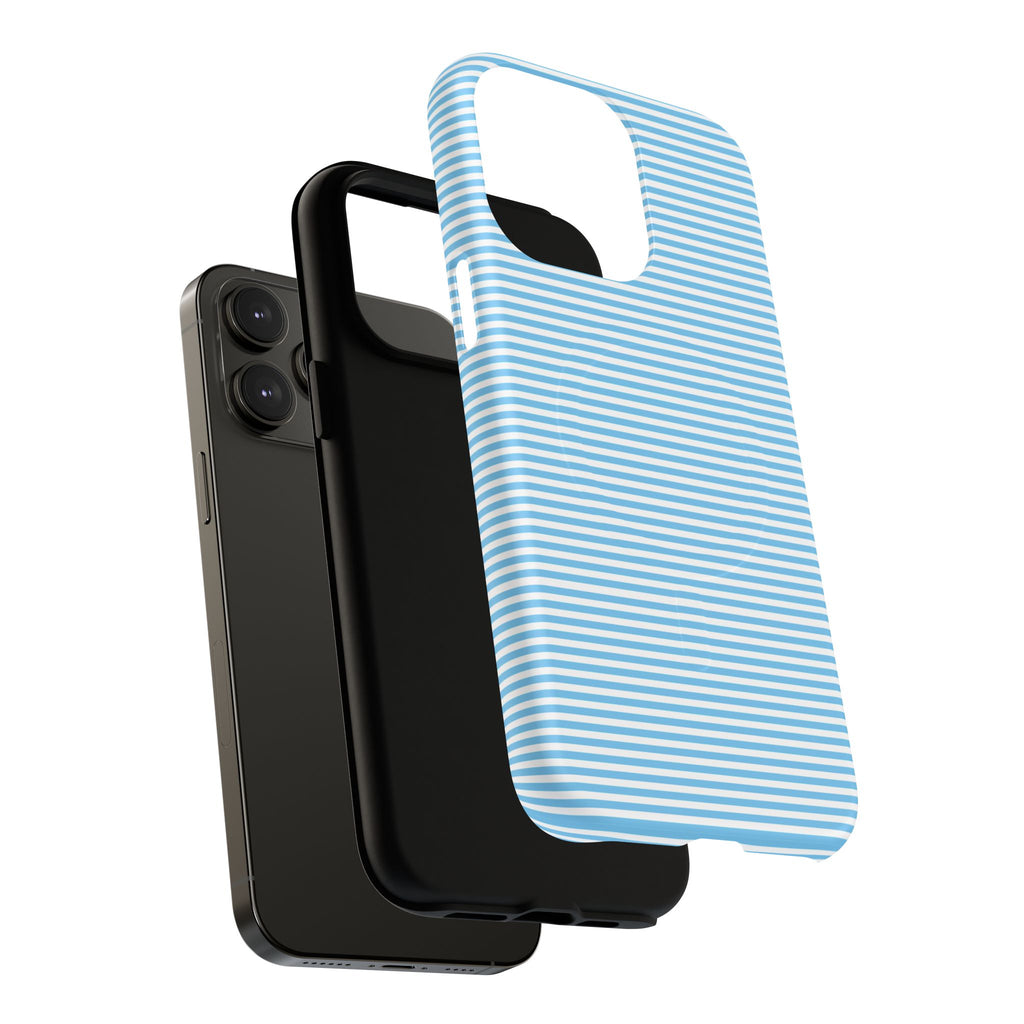Light Blue Ribbed Phone case