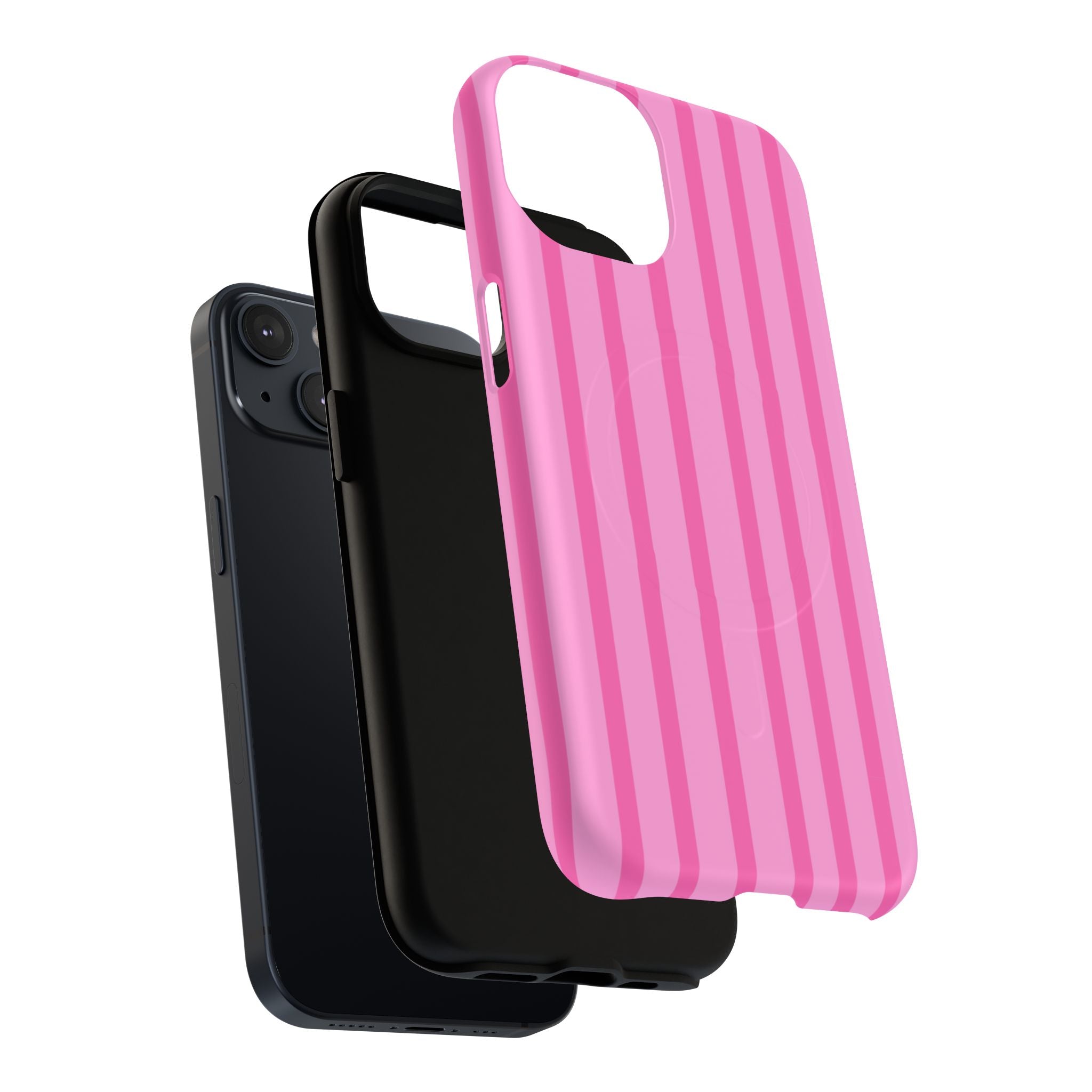 Pink Striped Phone Case