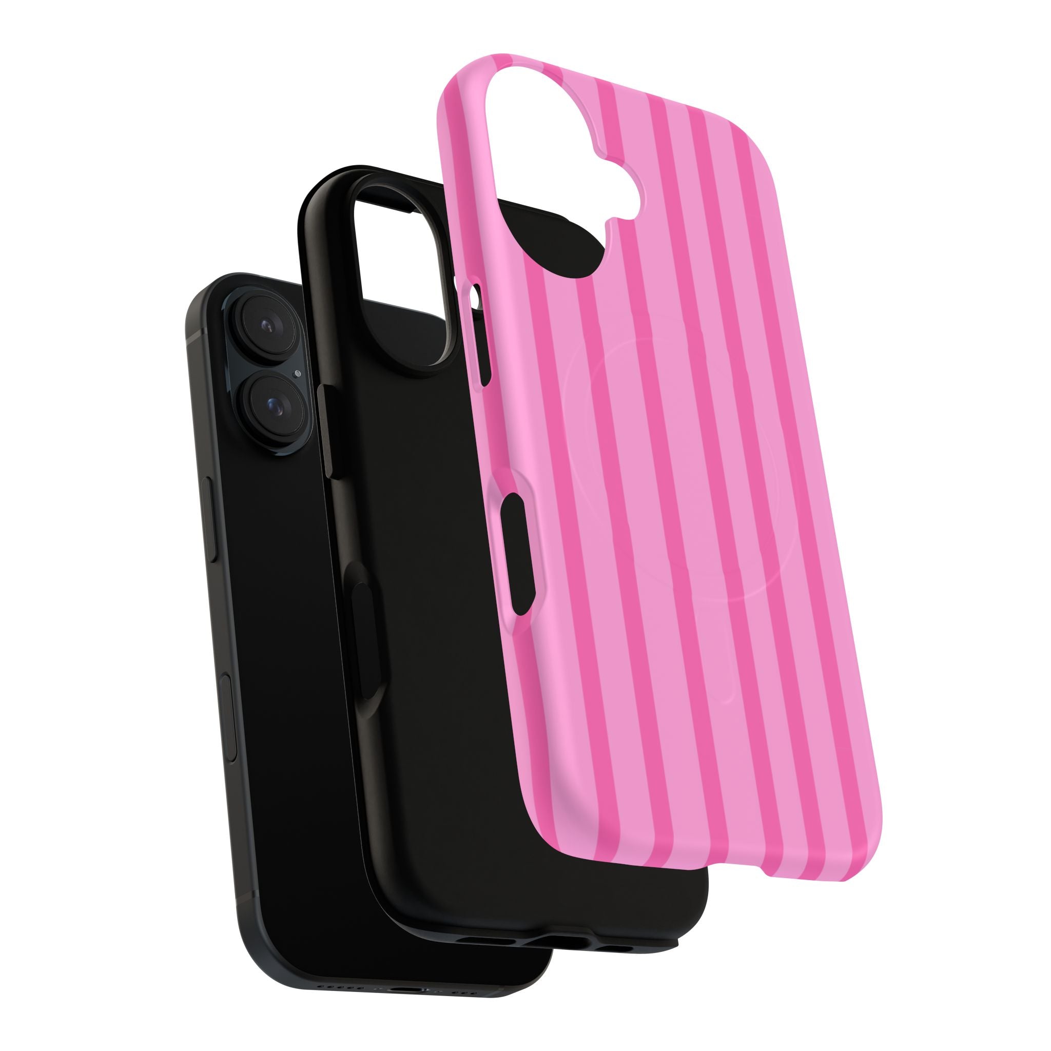 Pink Striped Phone Case