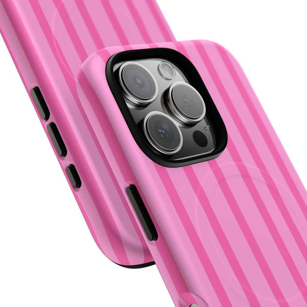 Pink Striped Phone Case