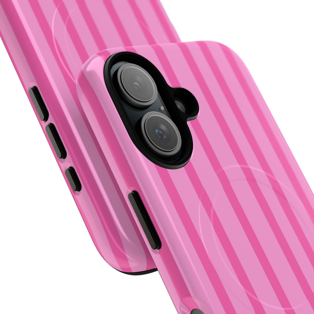 Pink Striped Phone Case