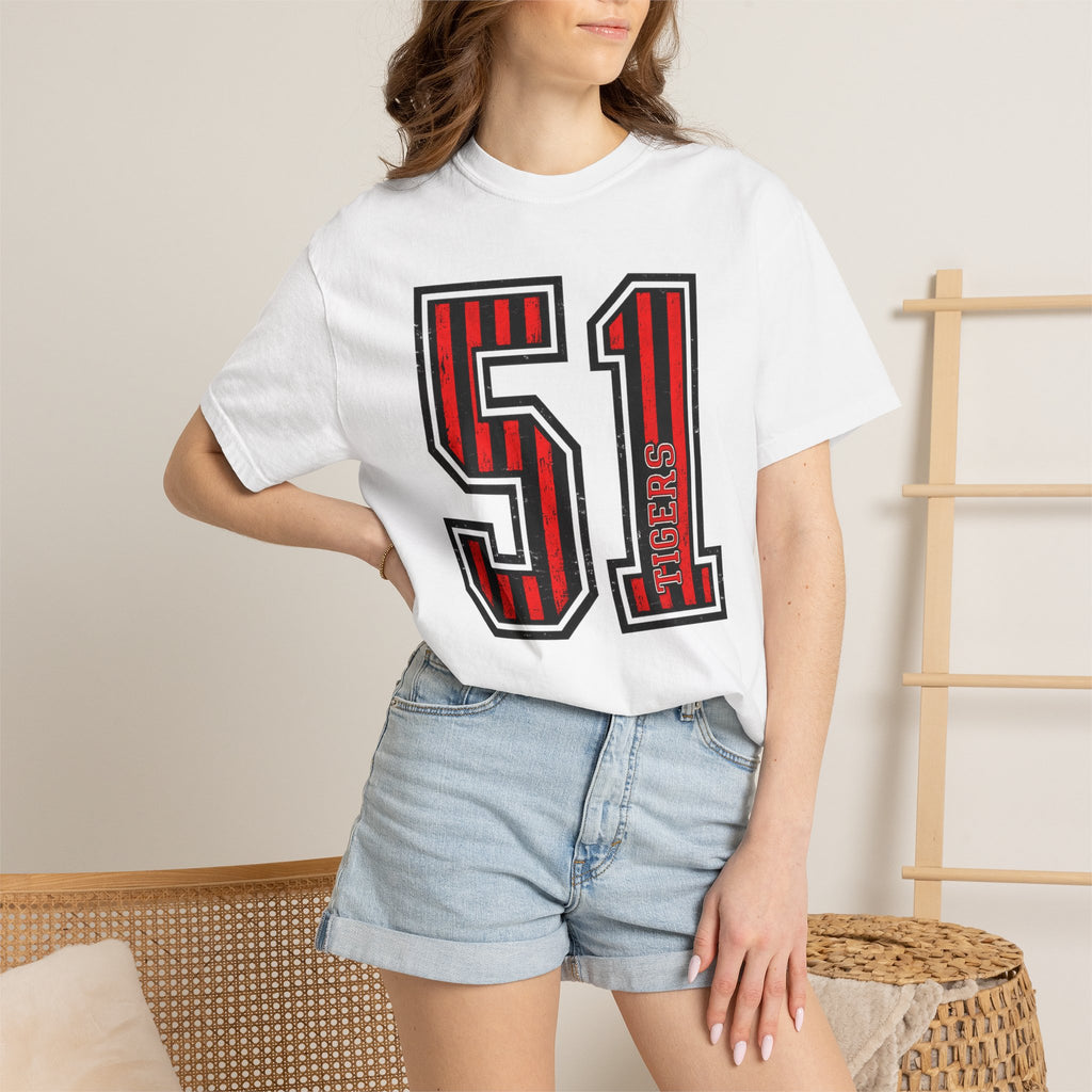 51 Tigers Graphic Athletic Tee