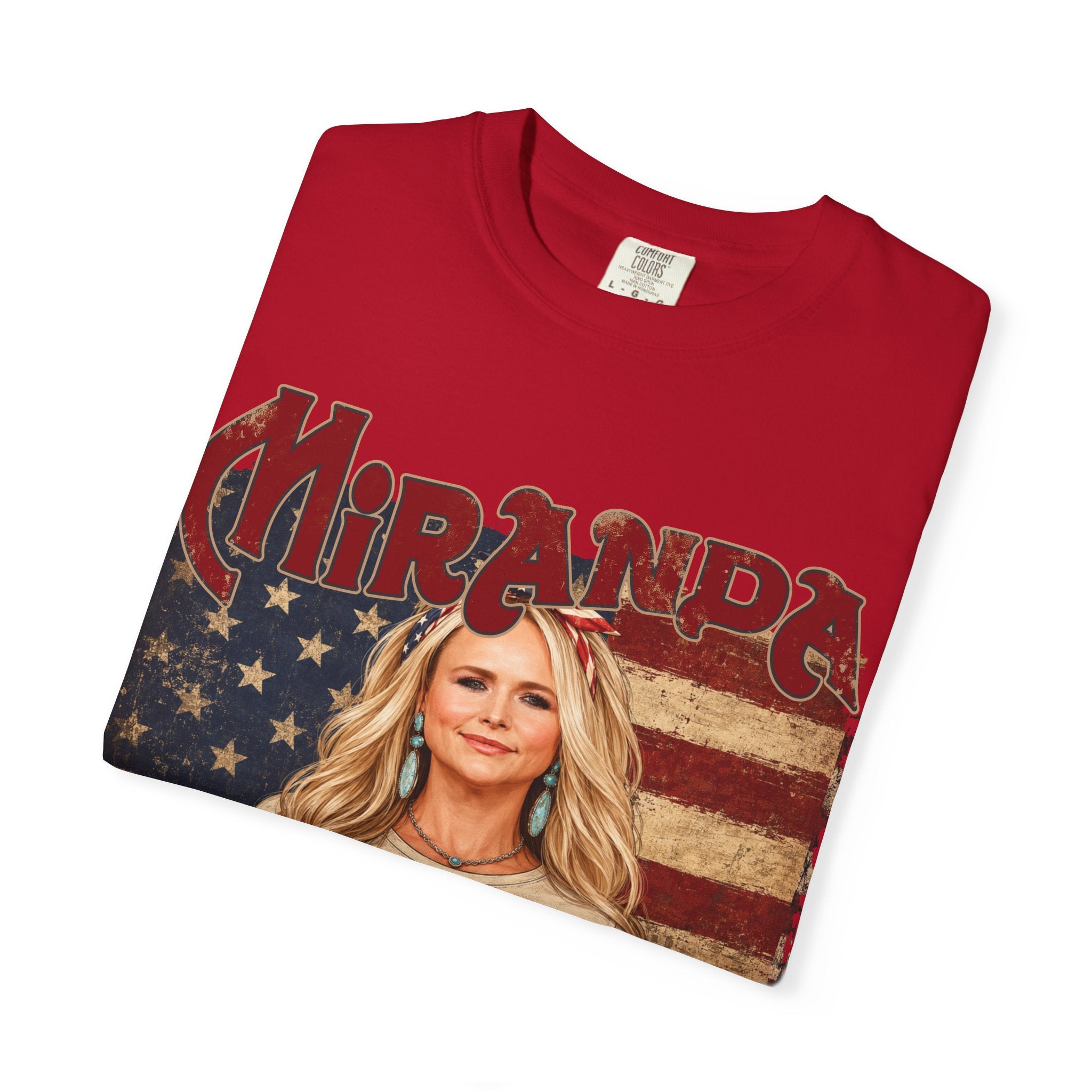 Country Music Vintage Flag Graphic Tee