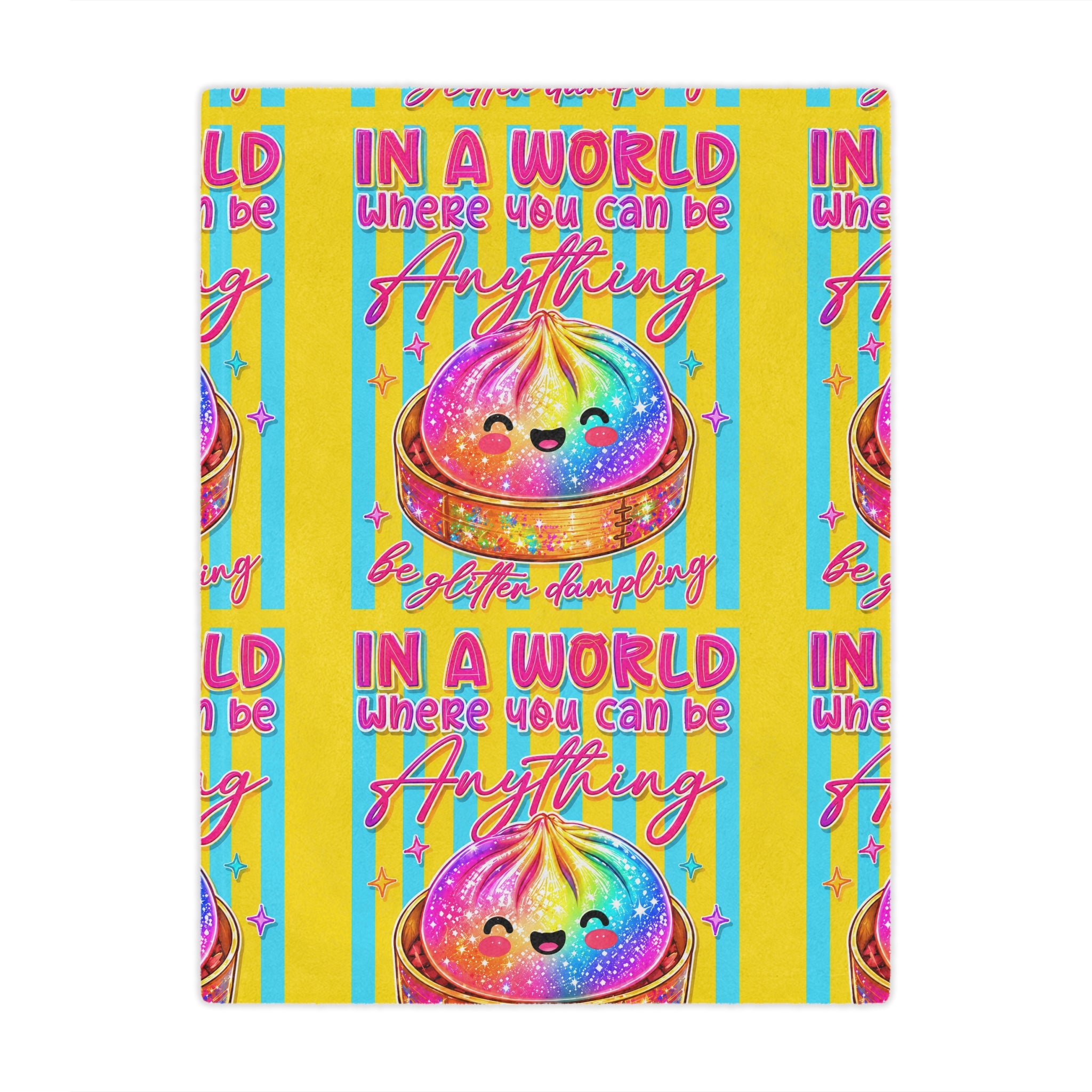 “In a World where you can be” Minky Blanket