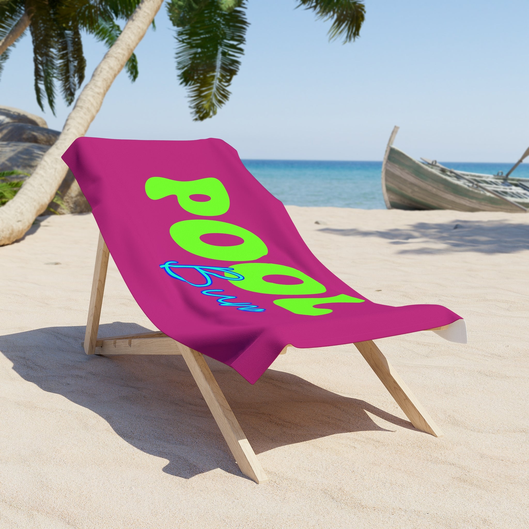 Pool Bum Beach Towel