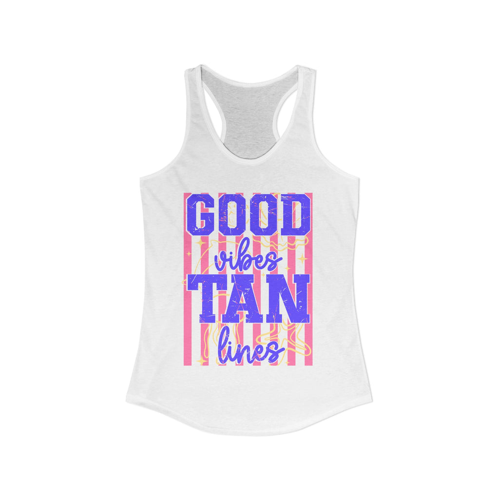 Good vibes Racerback Tank