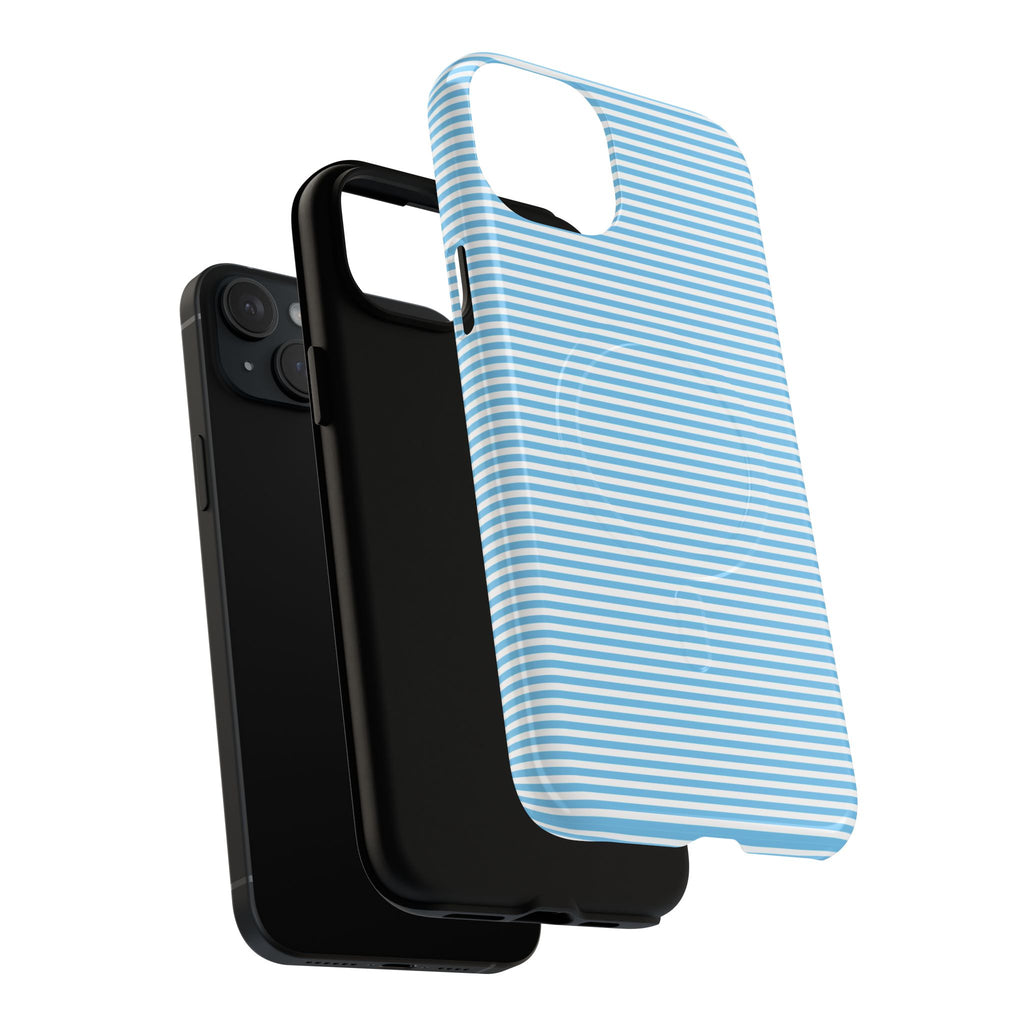 Light Blue Ribbed Phone case