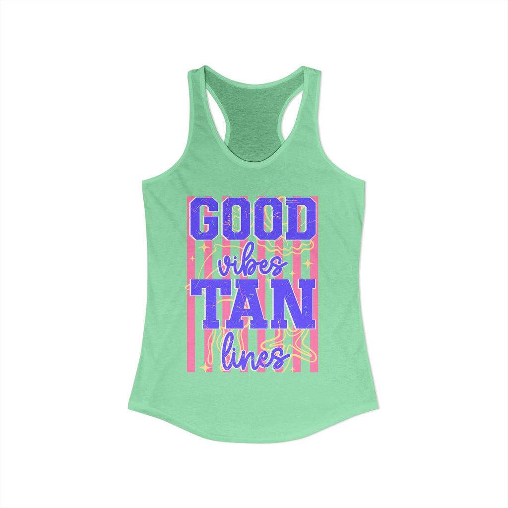 Good vibes Racerback Tank