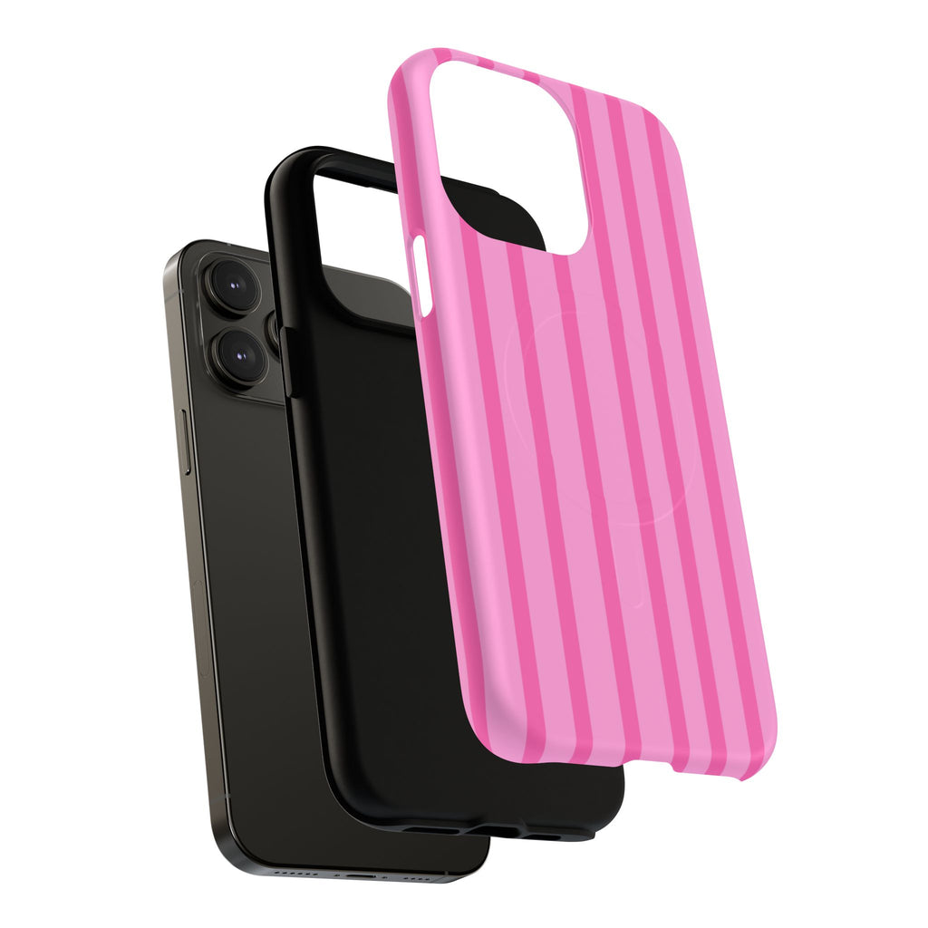 Pink Striped Phone Case