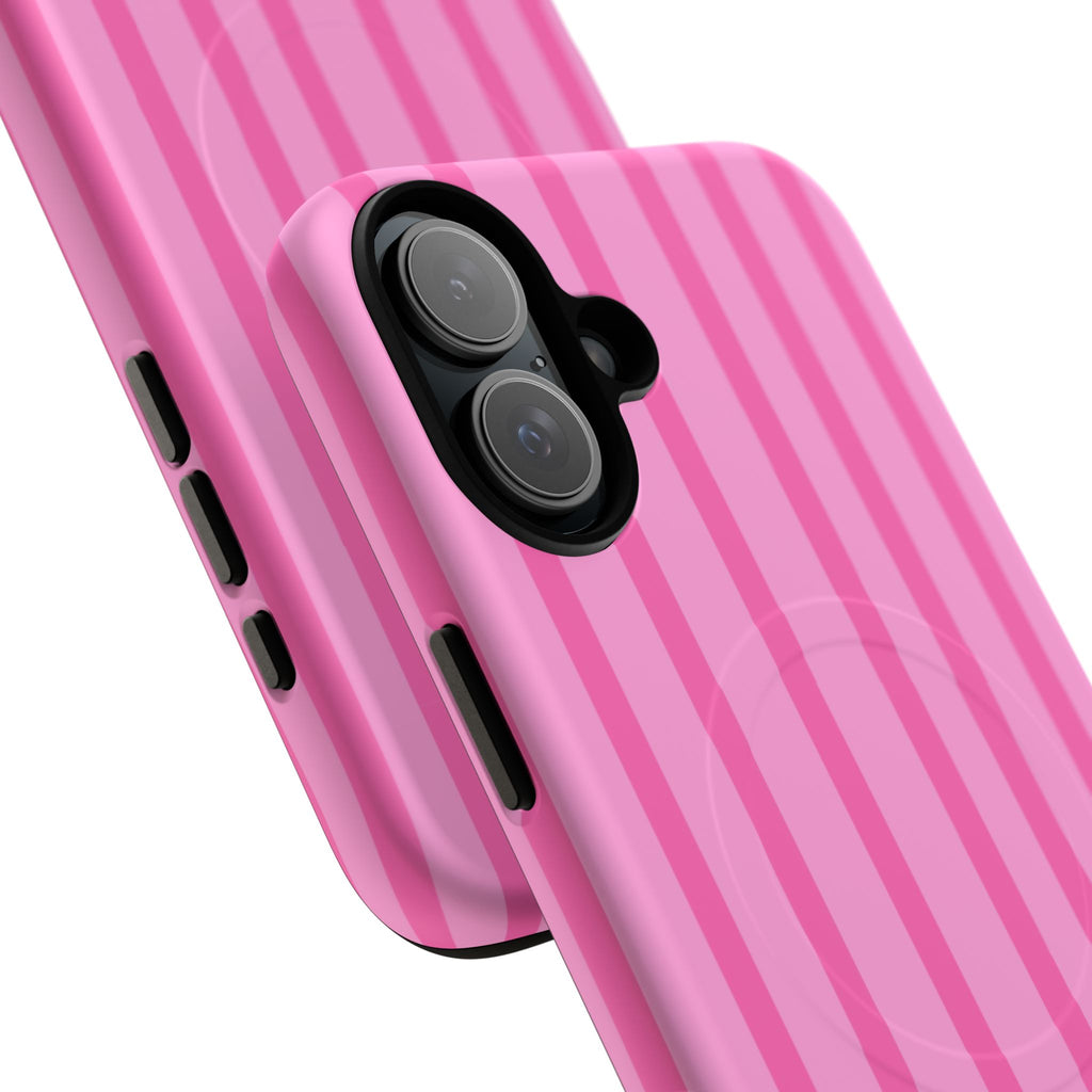 Pink Striped Phone Case