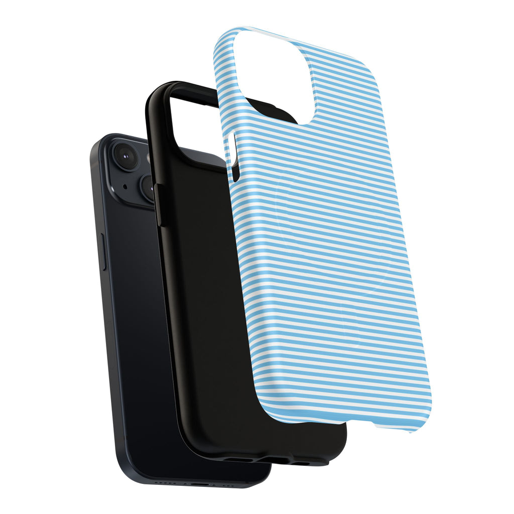 Light Blue Ribbed Phone case