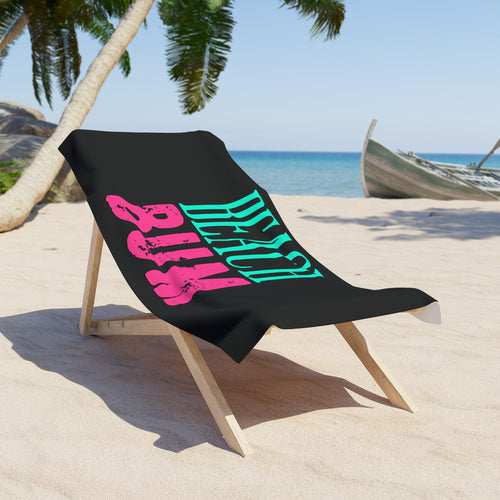 "BEACH BUM" Beach Towel