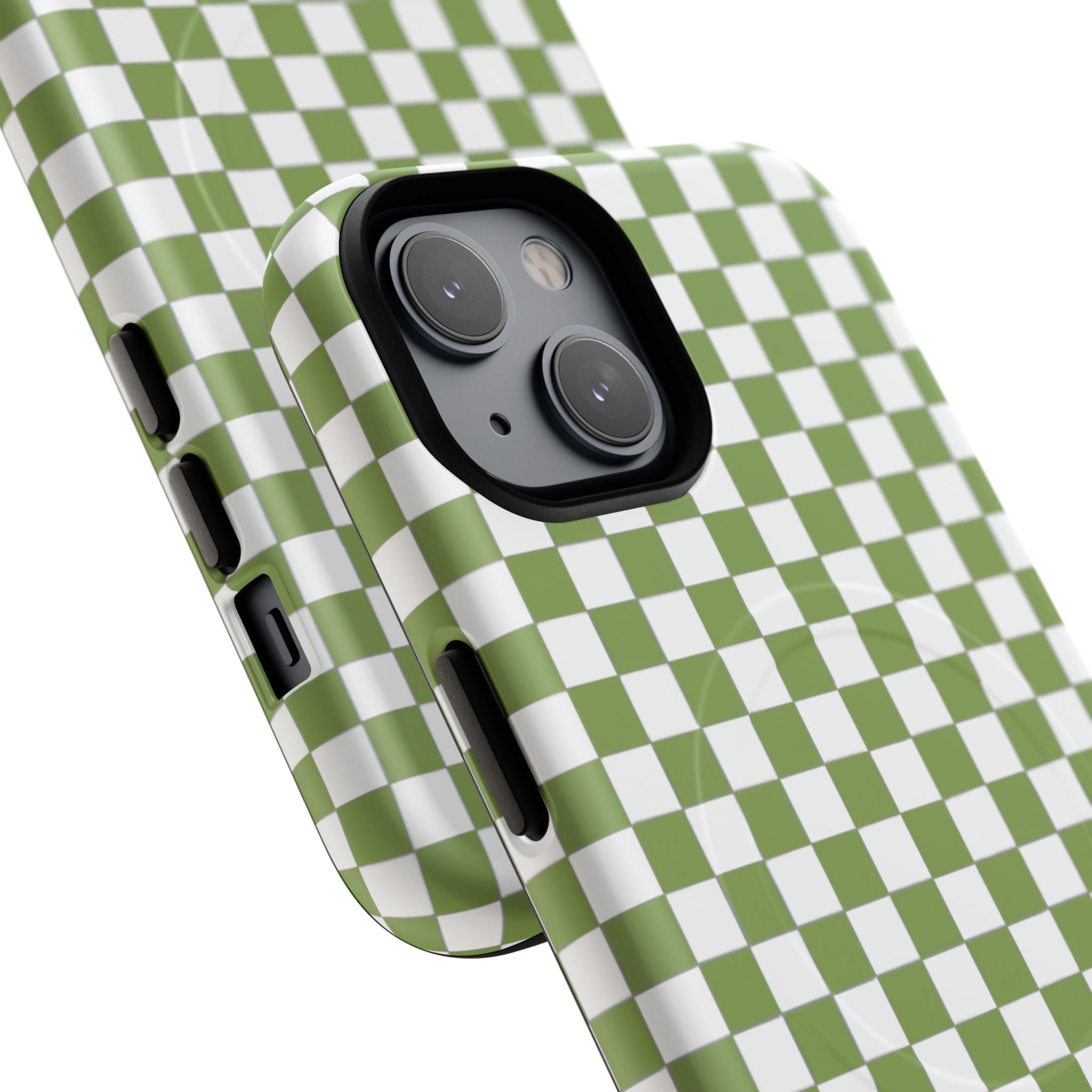 Green Checkerboard Phone Case