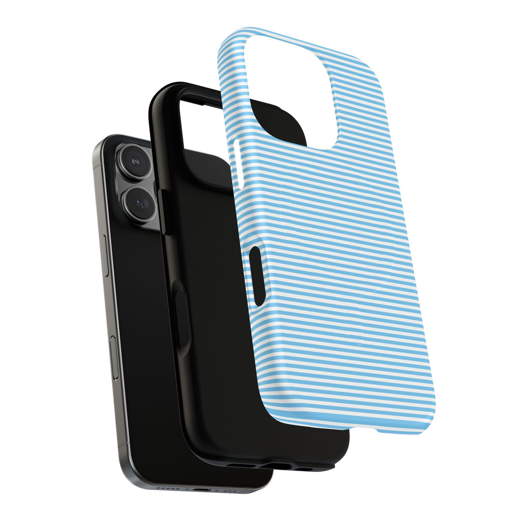 Light Blue Ribbed Phone case