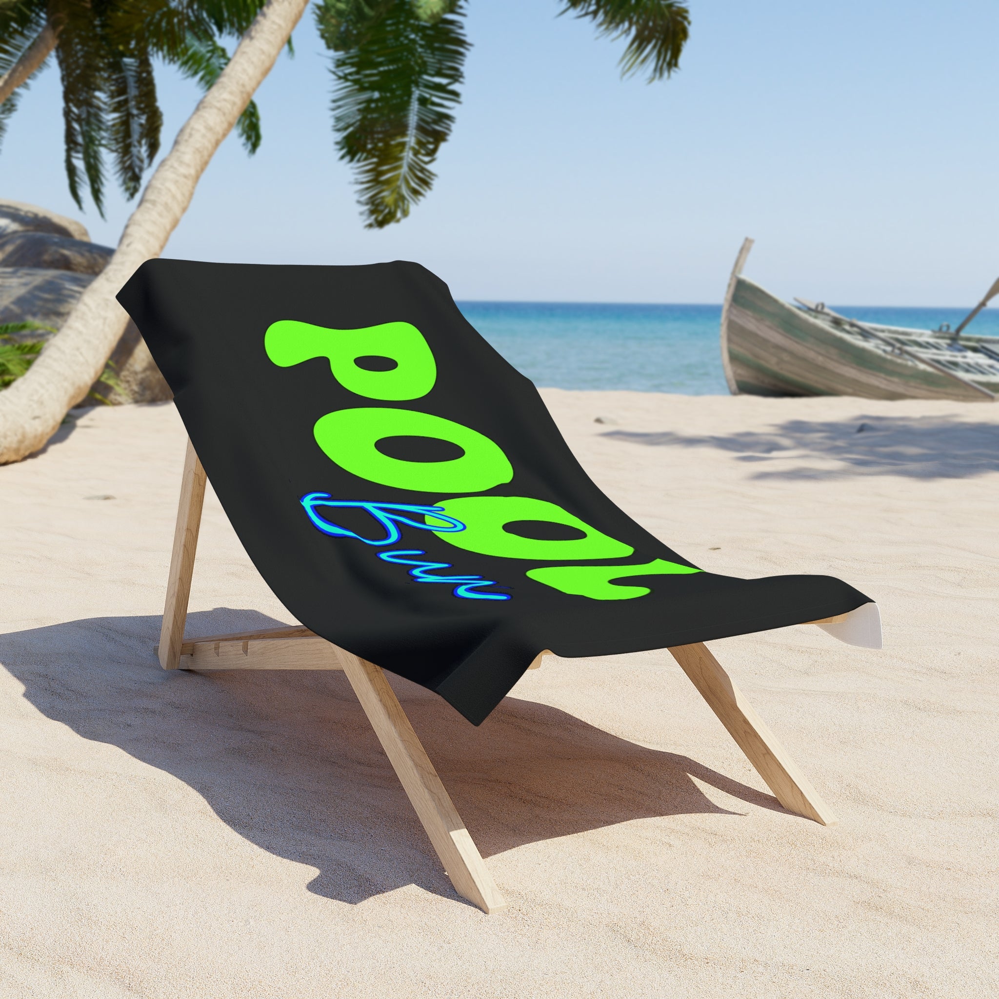 Pool Bum Beach Towel