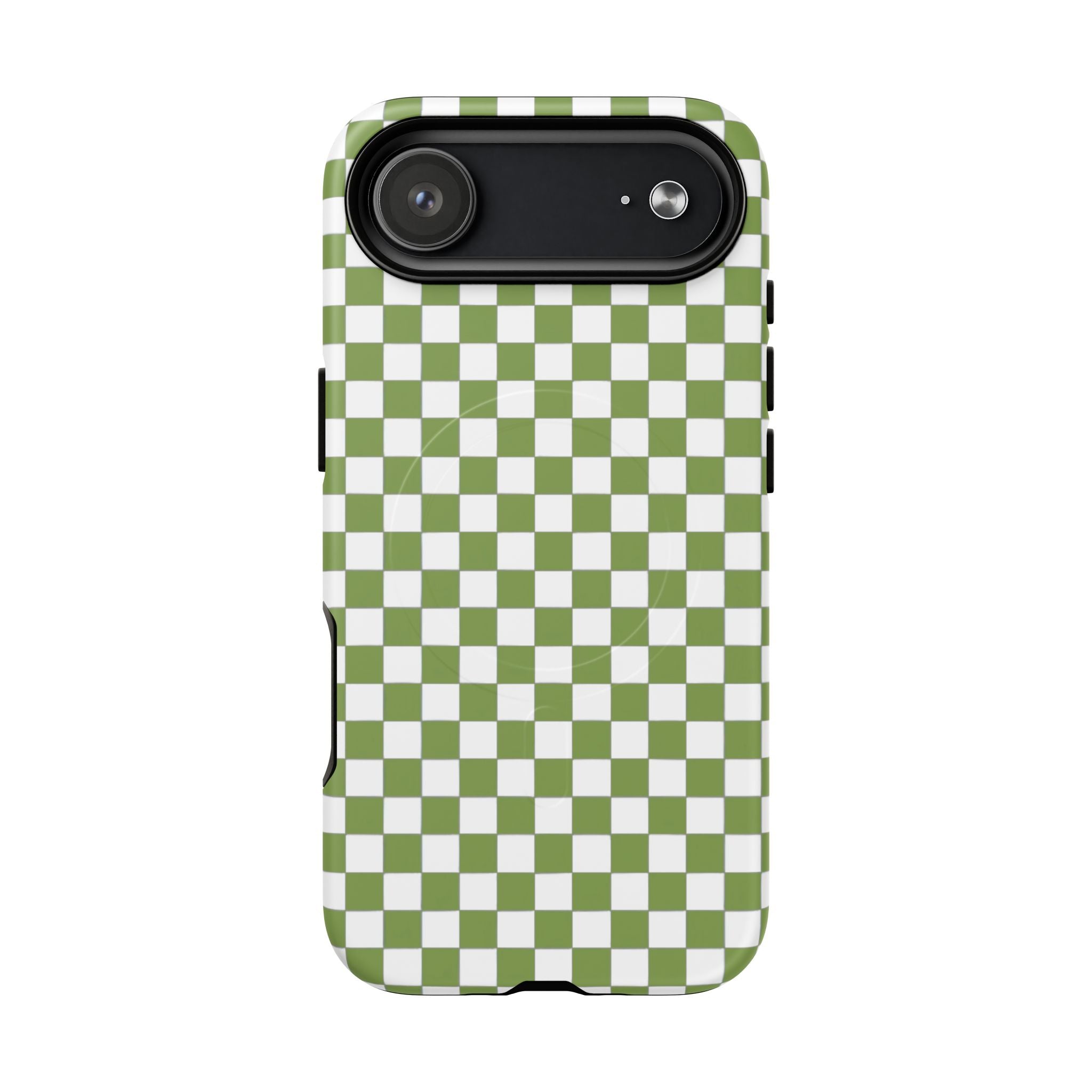 Green Checkerboard Phone Case