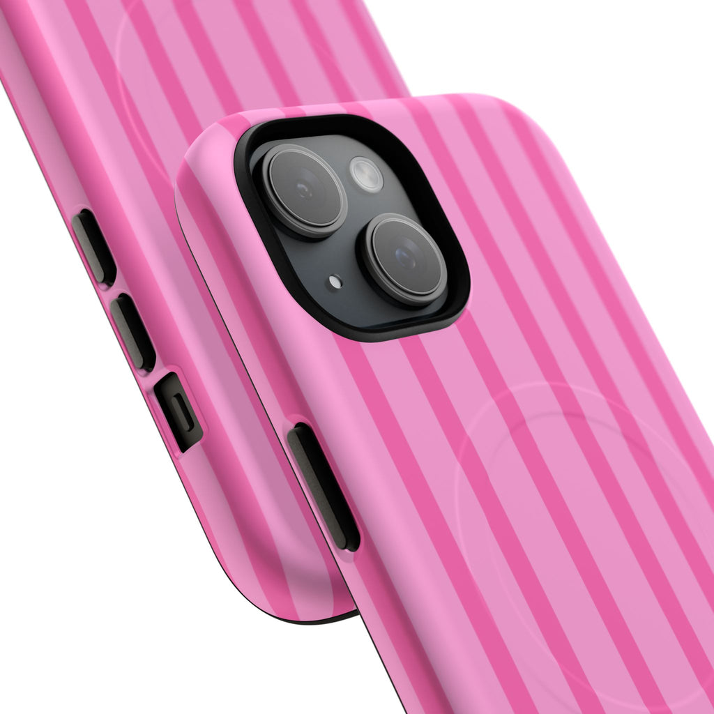 Pink Striped Phone Case