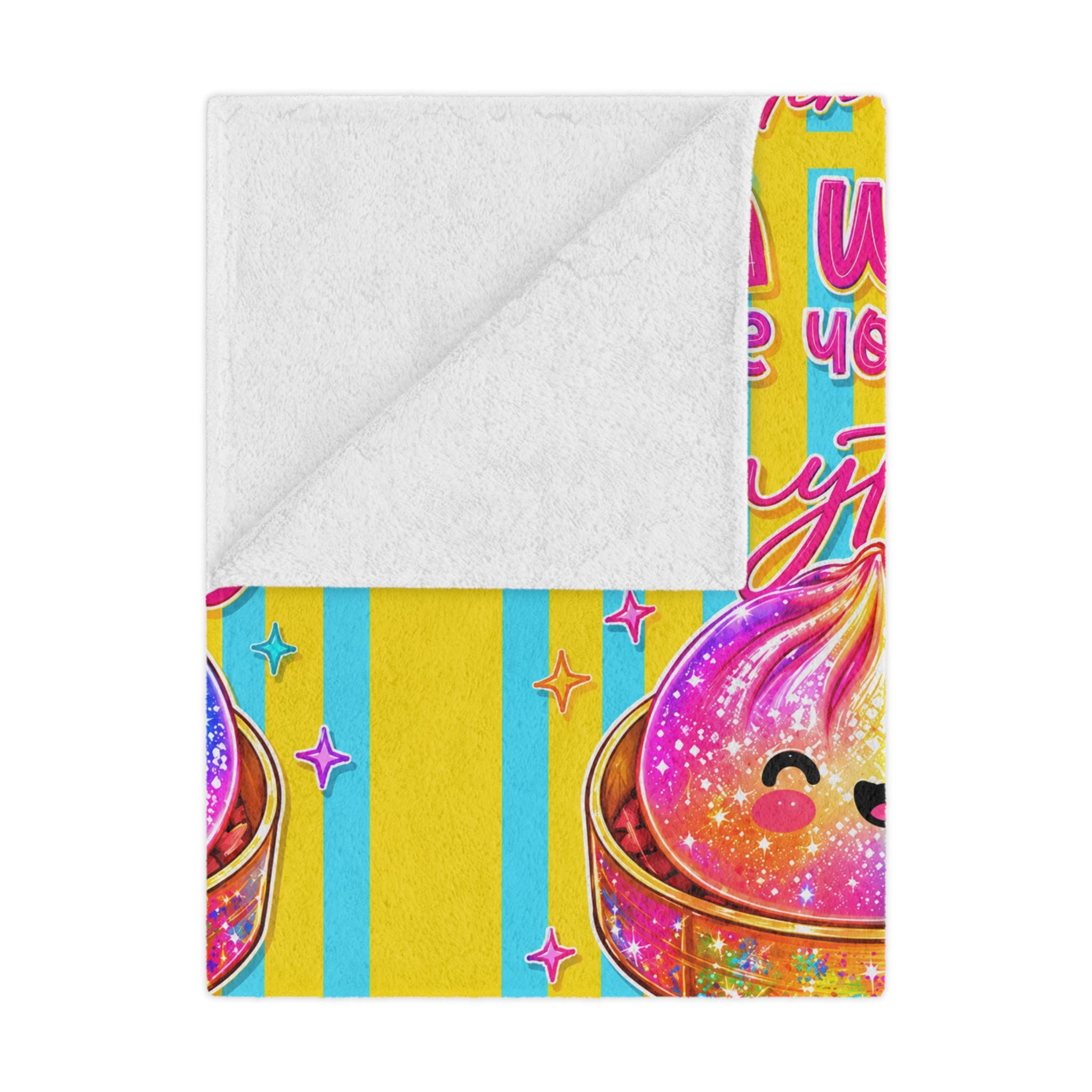 “In a World where you can be” Minky Blanket