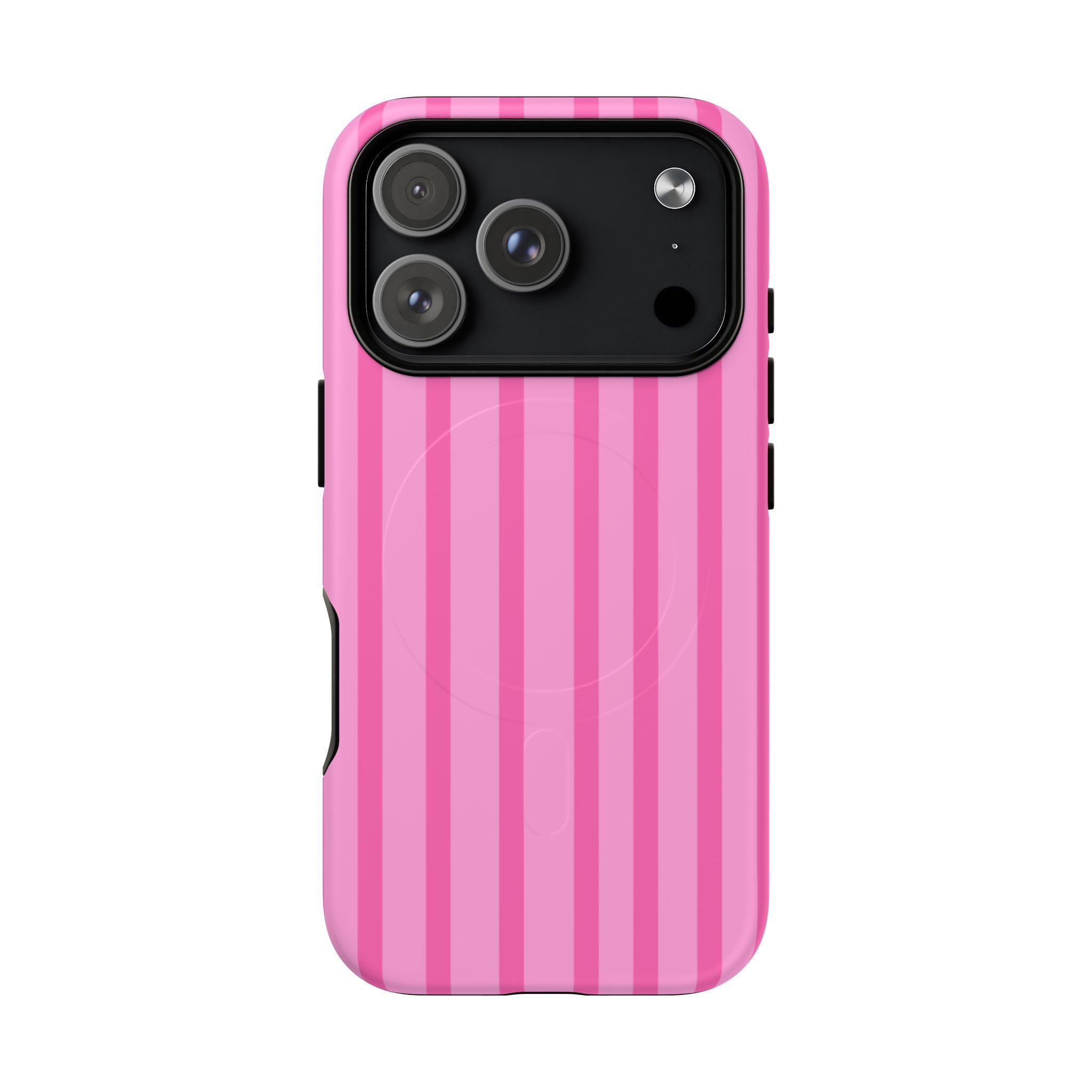 Pink Striped Phone Case