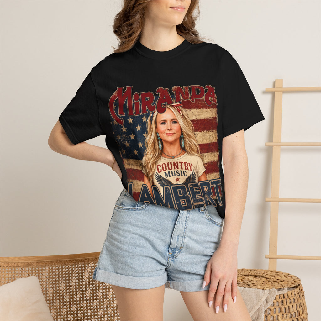 Country Music Vintage Flag Graphic Tee