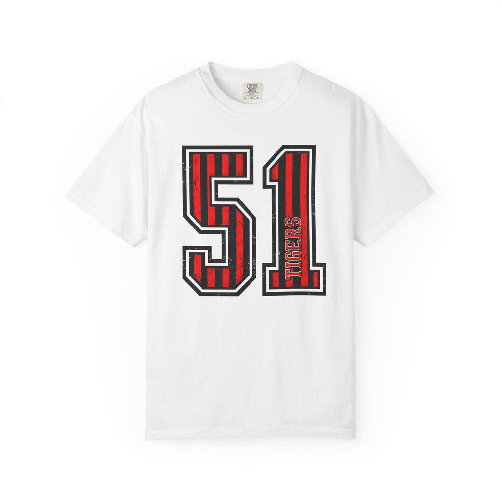 51 Tigers Graphic Athletic Tee