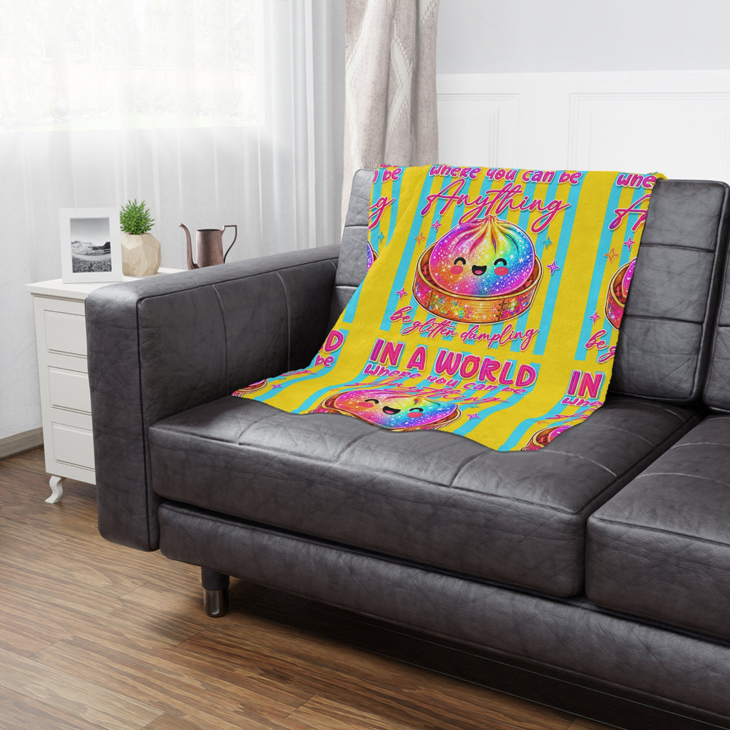“In a World where you can be” Minky Blanket