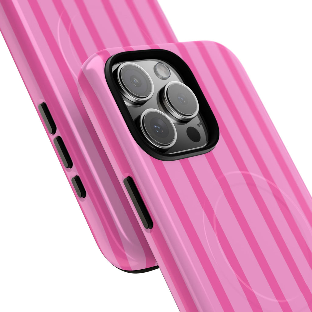 Pink Striped Phone Case