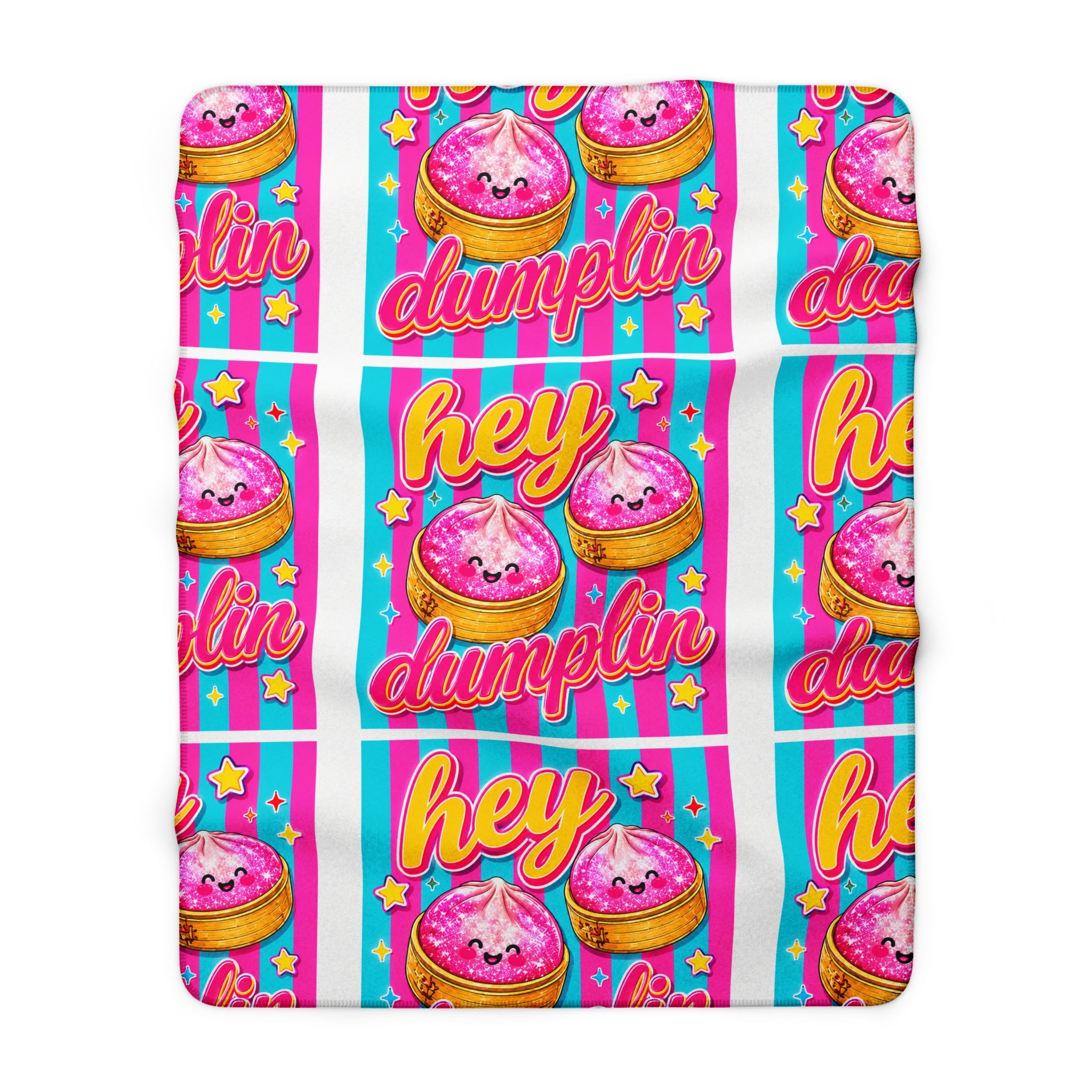 Hey Dumplin Sherpa Blanket