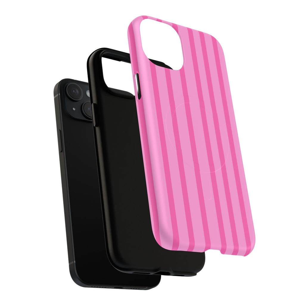 Pink Striped Phone Case