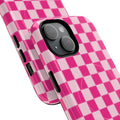 Pink Checkerboard Phone Case